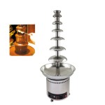 Mesin Pemanas Cokelat dengan Pemanas Fondue Cokelat 110V/220V, Mesin Cokelat Fountain 4/5/6/7 Tingkat